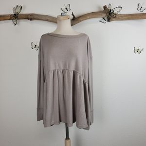 Free people forever your girl baby doll tee